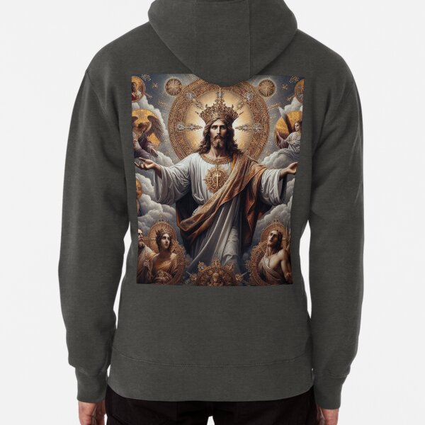 Vista previa del artículo con la obra «Jesús», diseñado y vendido por Every Knee.