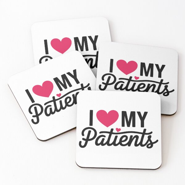 Item preview, I Love My Patients Nurse Quote designed and sold by theartfulaspie.