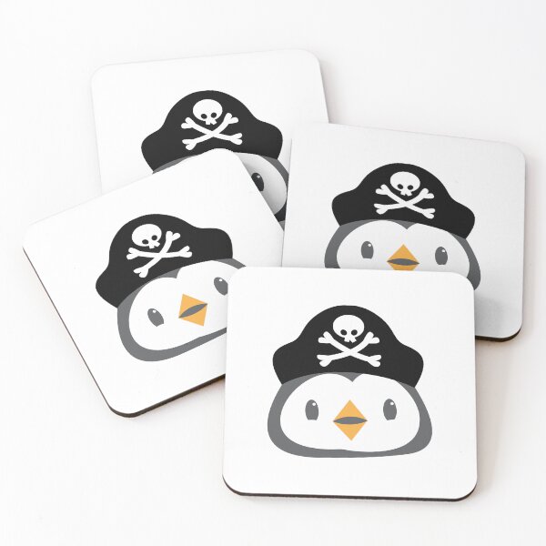 Item preview, Penguin Pirate Face designed and sold by jazzydevil.