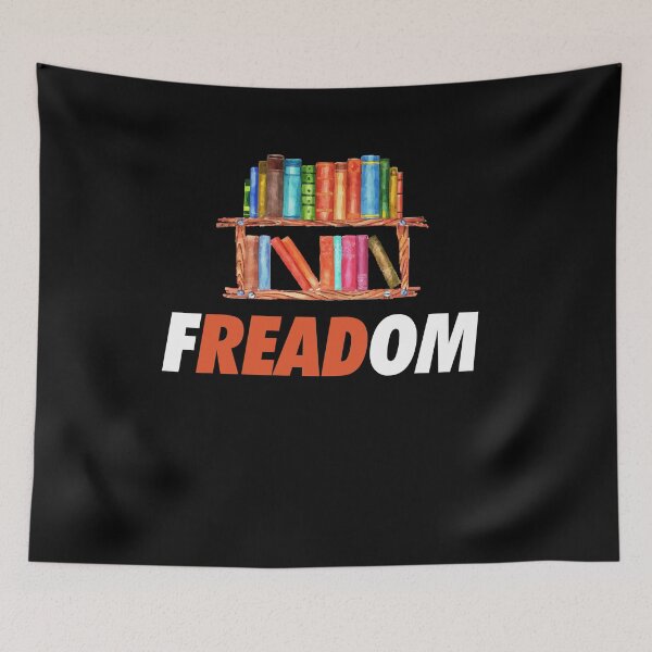 Item preview, Freadom Anti Ban Books Freedom To Read Book Reading Lovers designed and sold by Dressed For  Duty.