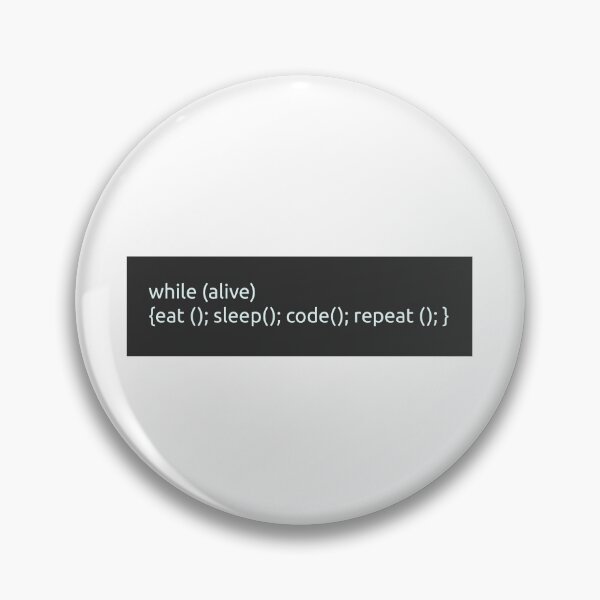 Item preview, Copy of While Alive : eat, sleep, code, repeat (dark) designed and sold by goal-getter.