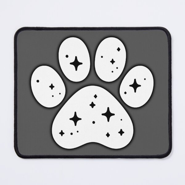 Item preview, Starry Paw Print — White designed and sold by AnmitsuArt.