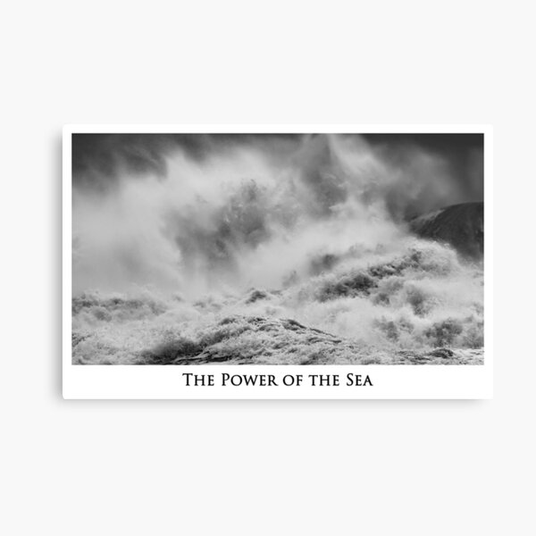 The Power Of The Sea Canvas Print