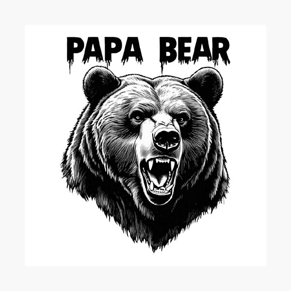 Aperçu de l'œuvre T-shirt papa ours pour homme, cadeau pour papa, t-shirt graphique, cadeau pour homme, chemise, t-shirt animal, cadeau pour grand-père créée et vendue par Modish-Market.