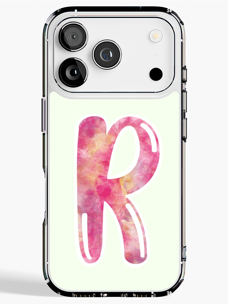 Thumbnail 1 of 5, iPhone Case, Letter R Initial Sticker designed and sold by polpetta..