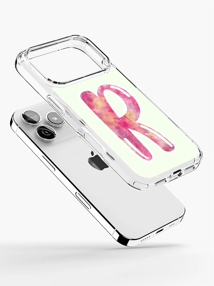Thumbnail 2 of 5, iPhone Case, Letter R Initial Sticker designed and sold by polpetta..