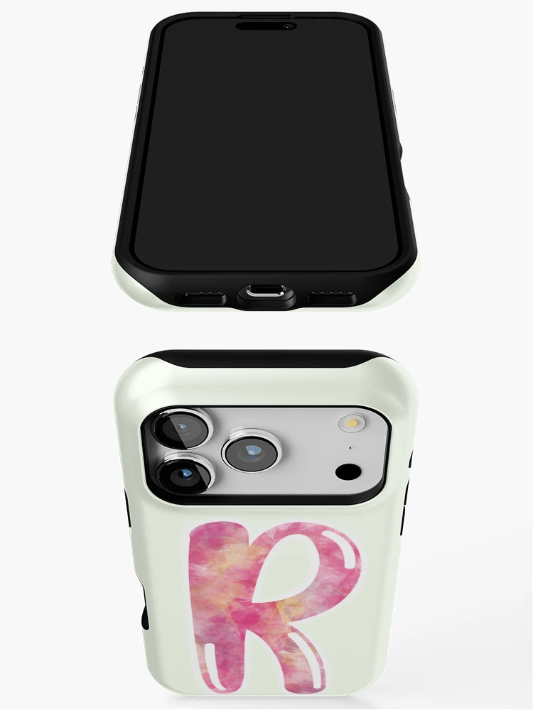 Thumbnail 3 of 4, iPhone Case, Letter R Initial Sticker designed and sold by polpetta..