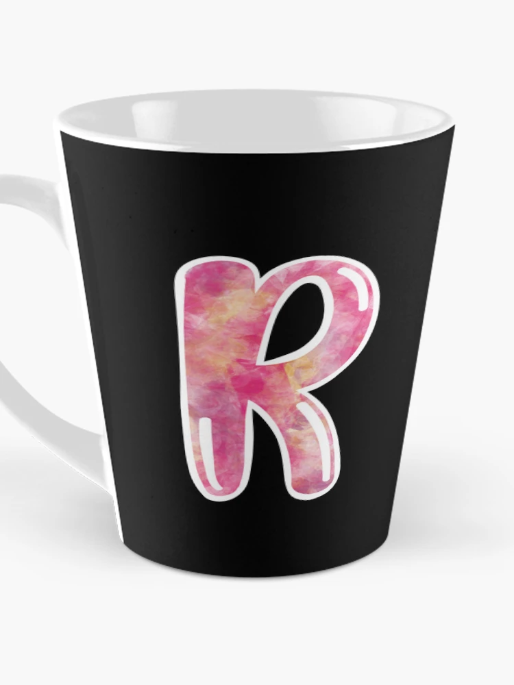 Thumbnail 3 of 4, Coffee Mug, Letter R Initial Sticker designed and sold by polpetta..