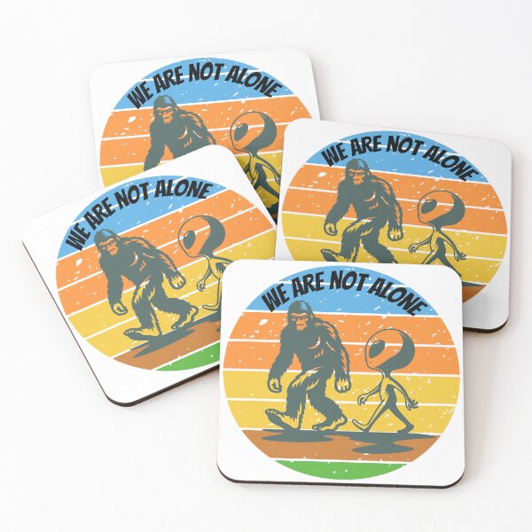 Item preview, We Are Not Alone Bigfoot & Gray designed and sold by JLClassics.