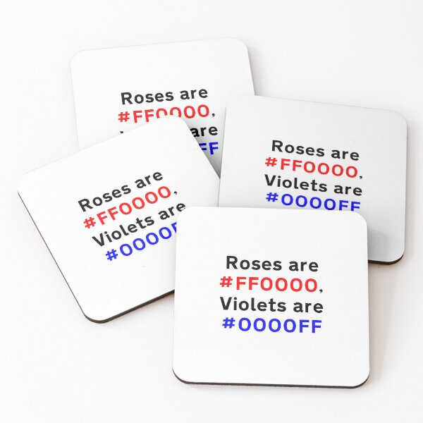 Item preview, Roses are #FF0000, Violets are #0000FF designed and sold by goal-getter.