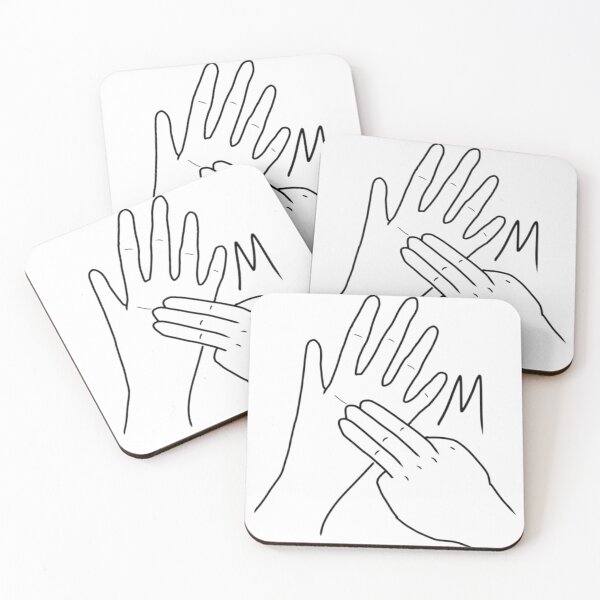 Item preview, BSL letter sign M designed and sold by Artistkhg.