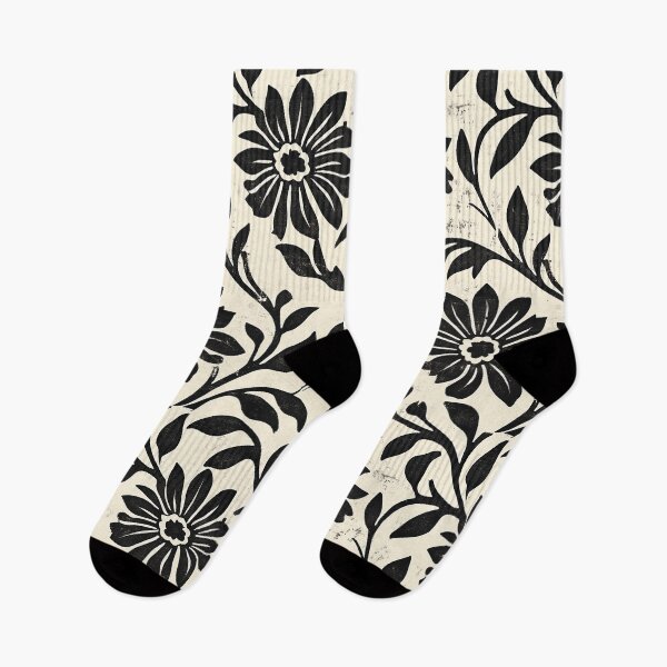 Item preview, Seamless Medieval Floral Woodcut Pattern designed and sold by MVXX.