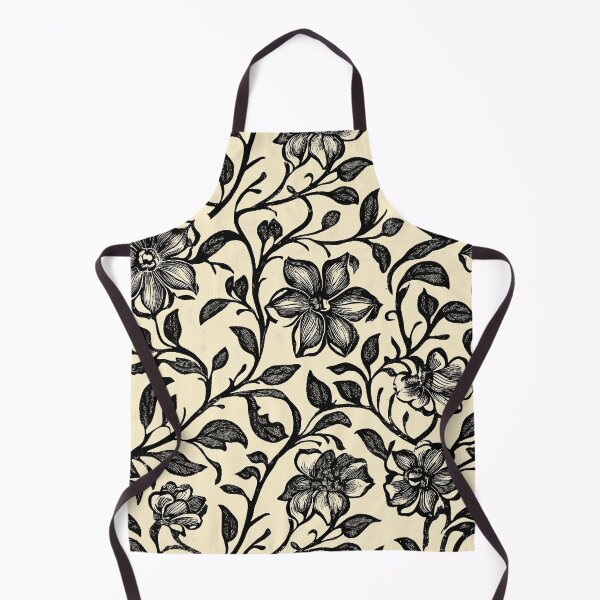Item preview, Medieval woodcut Floral Woodcut Pattern designed and sold by MVXX.