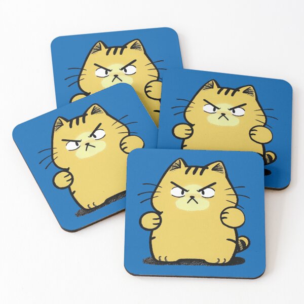 Item preview, yellow cat designed and sold by ArtZombieStore.