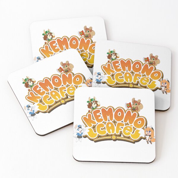 Item preview, Kemono Cafe Chibi Logo Group Shot designed and sold by KemonoCafe.
