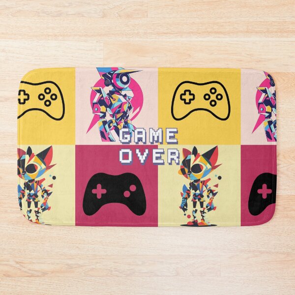 Item preview, Colorful Retro Game Over Art - Unique Gaming Graphics designed and sold by Gallery-yuuna .
