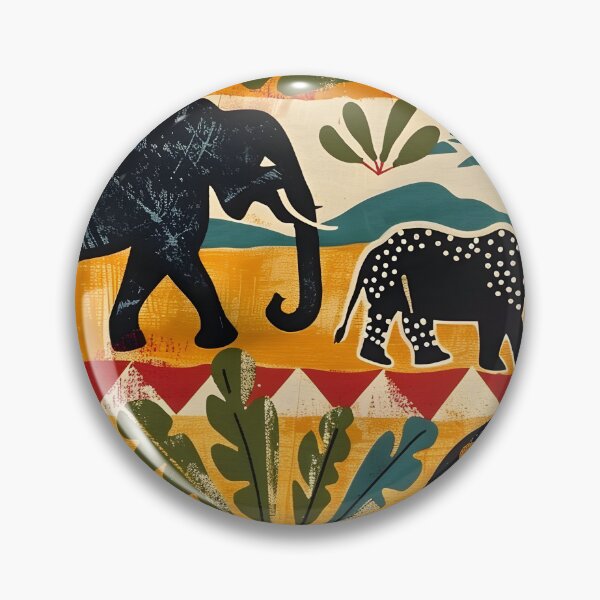 Item preview, Elephants of Africa Art African Serengeti Grasslands designed and sold by scooterbaby.