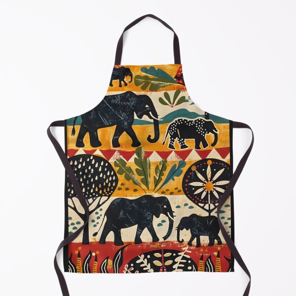 Item preview, Elephants of Africa Art African Serengeti Grasslands designed and sold by scooterbaby.