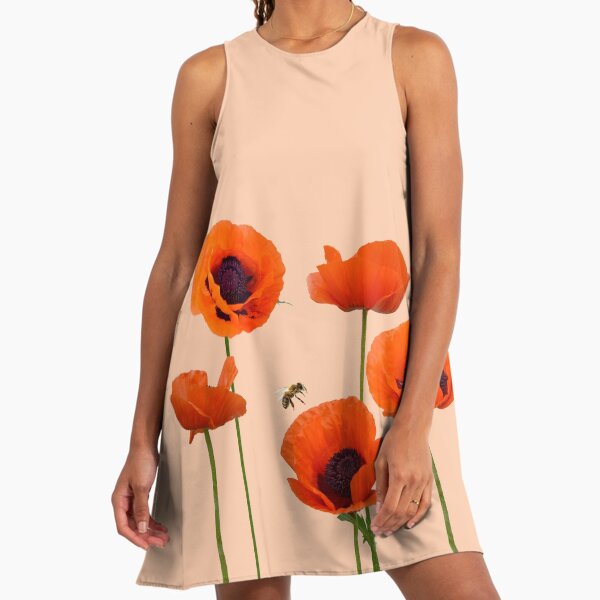 open lace back dress Marigold Poppy Dress