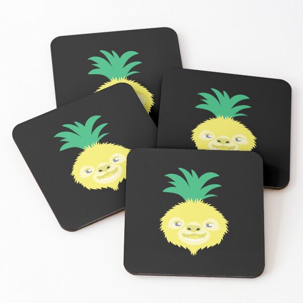 Item preview, Smiling Sloth face pineapple designed and sold by jazzydevil.