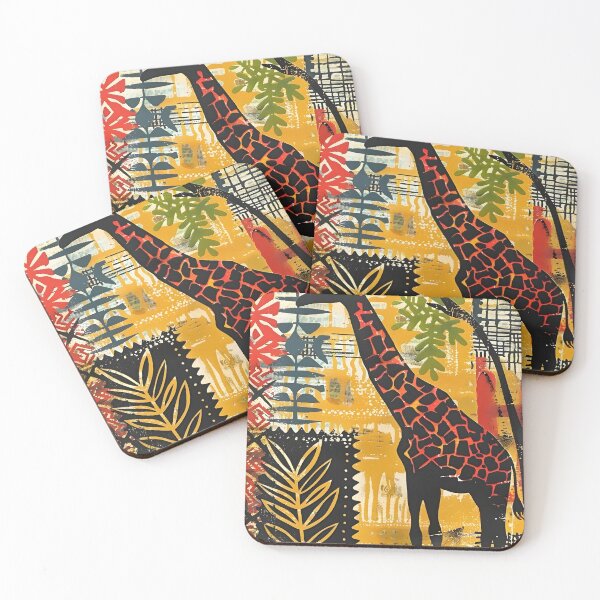 Item preview, Giraffe Of Africa Stamping Art designed and sold by scooterbaby.