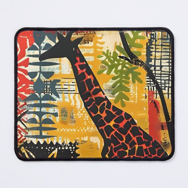 Item preview, Giraffe Of Africa Stamping Art designed and sold by scooterbaby.