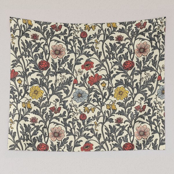 Item preview, Medieval woodcut Floral Pattern Design designed and sold by MVXX.