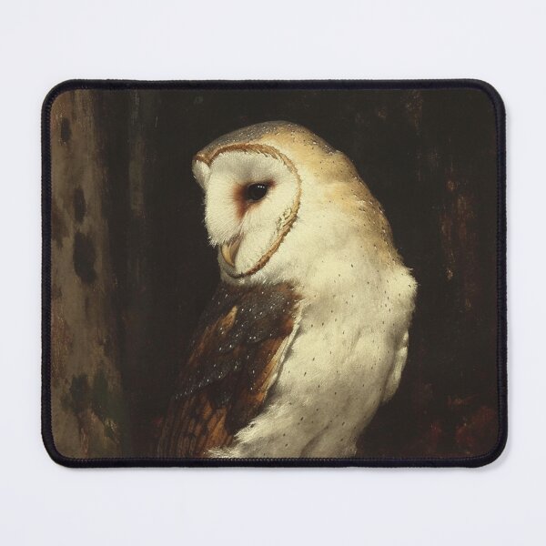 Item preview, Barn Owl Victorian White Owls Bird designed and sold by trajeado14.