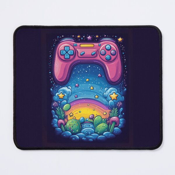 Item preview, Cosmic Gaming Adventure: Controller with Rainbow and Stars designed and sold by bAIryBarn.