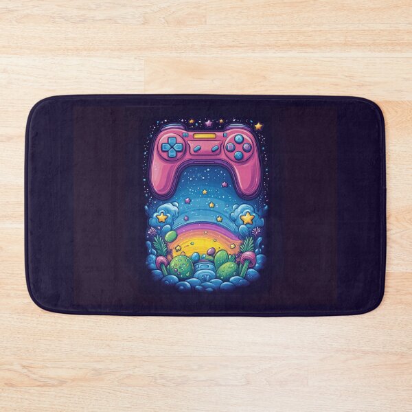 Item preview, Cosmic Gaming Adventure: Controller with Rainbow and Stars designed and sold by bAIryBarn.