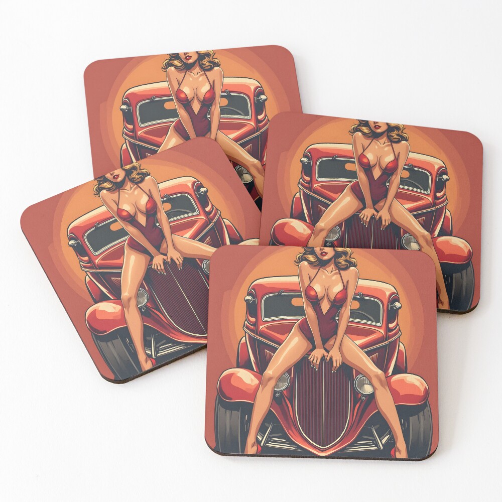 Item preview, Coasters (Set of 4) designed and sold by Rikko.