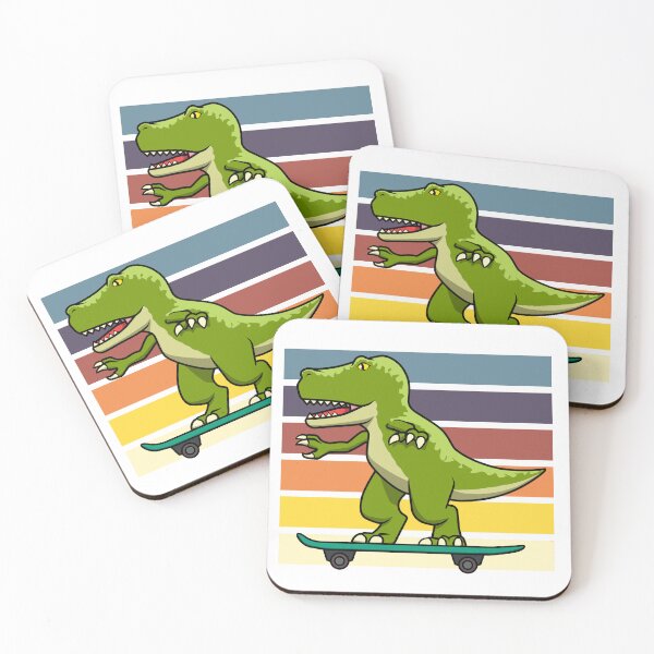 Item preview, Skateboarder T-rex Fun Dinosaur Skateboard Design designed and sold by Jaudaux Designs.
