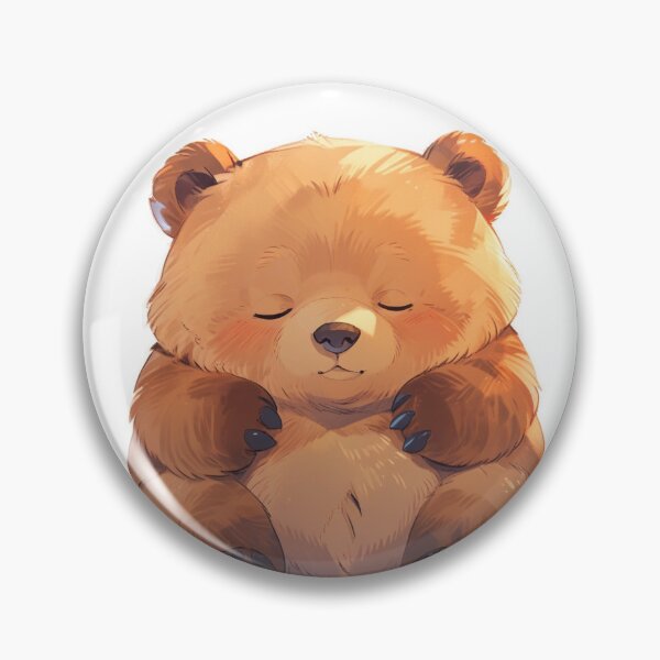 Item preview, cute bear sticker kwaii designed and sold by Wildtastic .