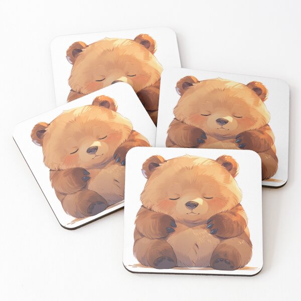 Item preview, cute bear sticker kwaii designed and sold by Wildtastic .