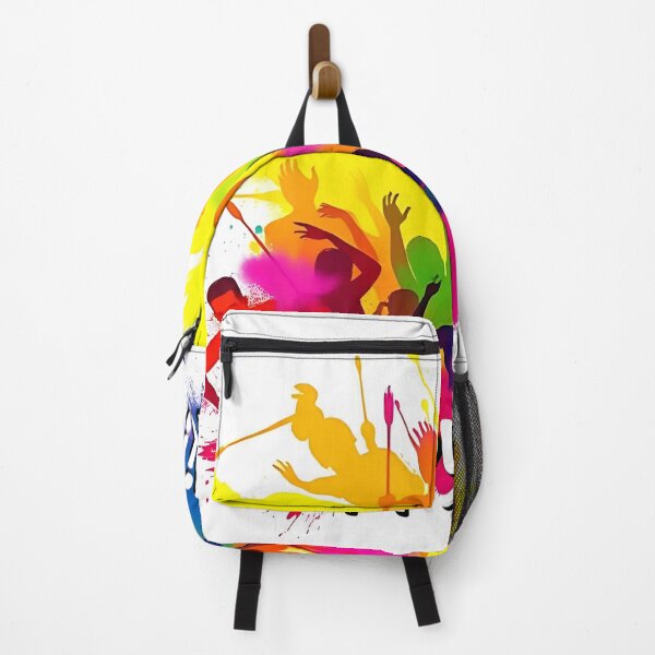 Item preview, Holi Dance Party – Rainbow Silhouette Art designed and sold by Muted Marvels.