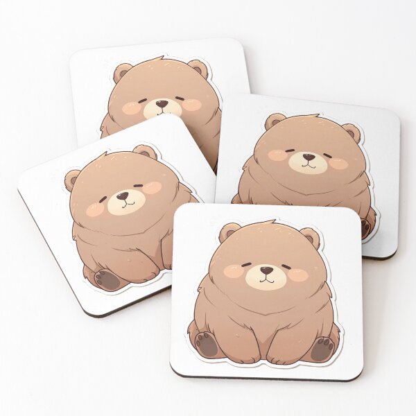Item preview, cute bear sticker kwaii designed and sold by Wildtastic .