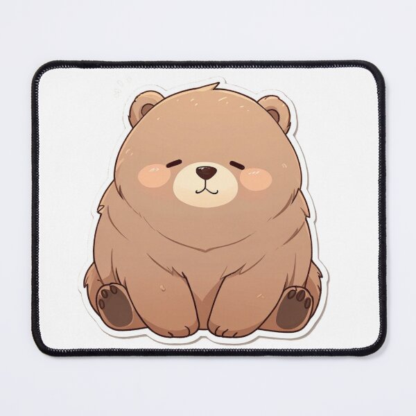 Item preview, cute bear sticker kwaii designed and sold by Wildtastic .