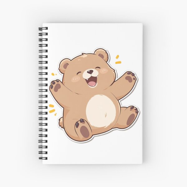 Item preview, cute bear sticker kwaii designed and sold by Wildtastic .