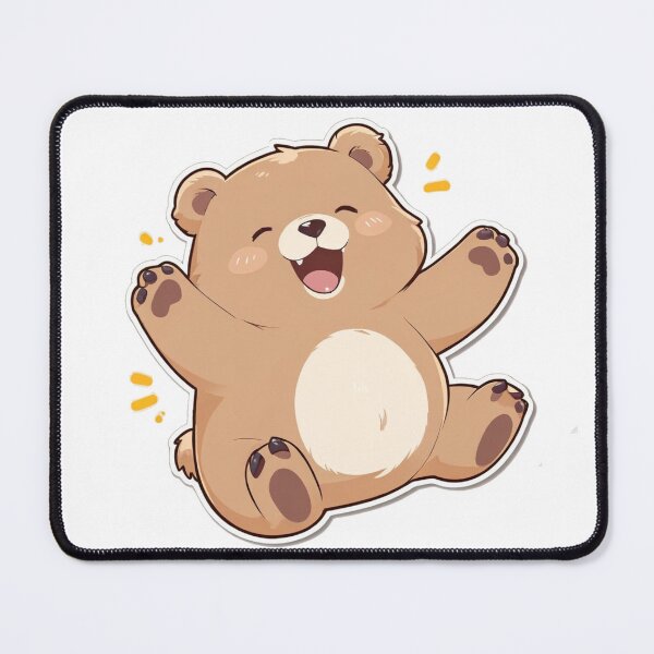 Item preview, cute bear sticker kwaii designed and sold by Wildtastic .