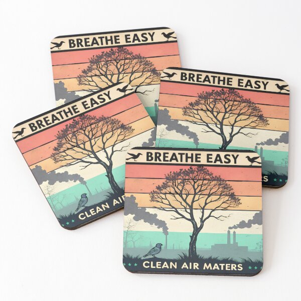 Item preview, Clean Air Matters Retro Design designed and sold by Zatch-Bell.