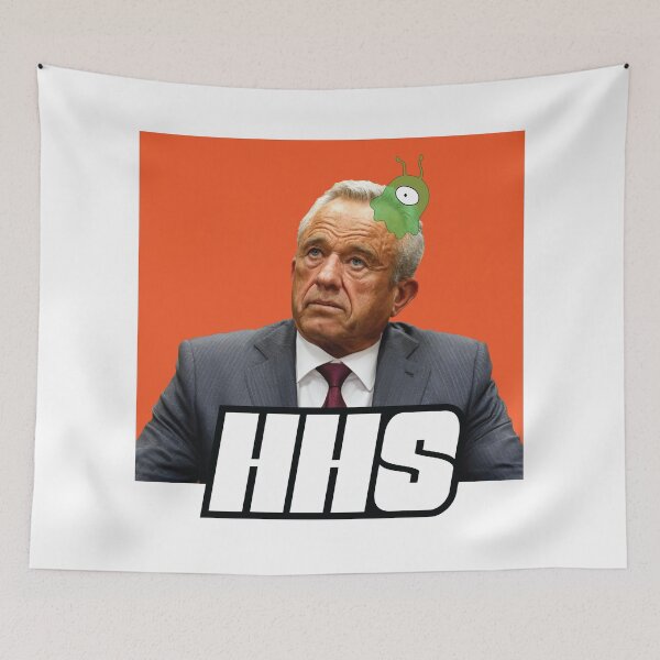 Item preview, RFK Jr. Brain Slug designed and sold by The Sticker Resistance.