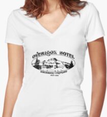 Overlook Hotel Women's Fitted V-Neck T-Shirt