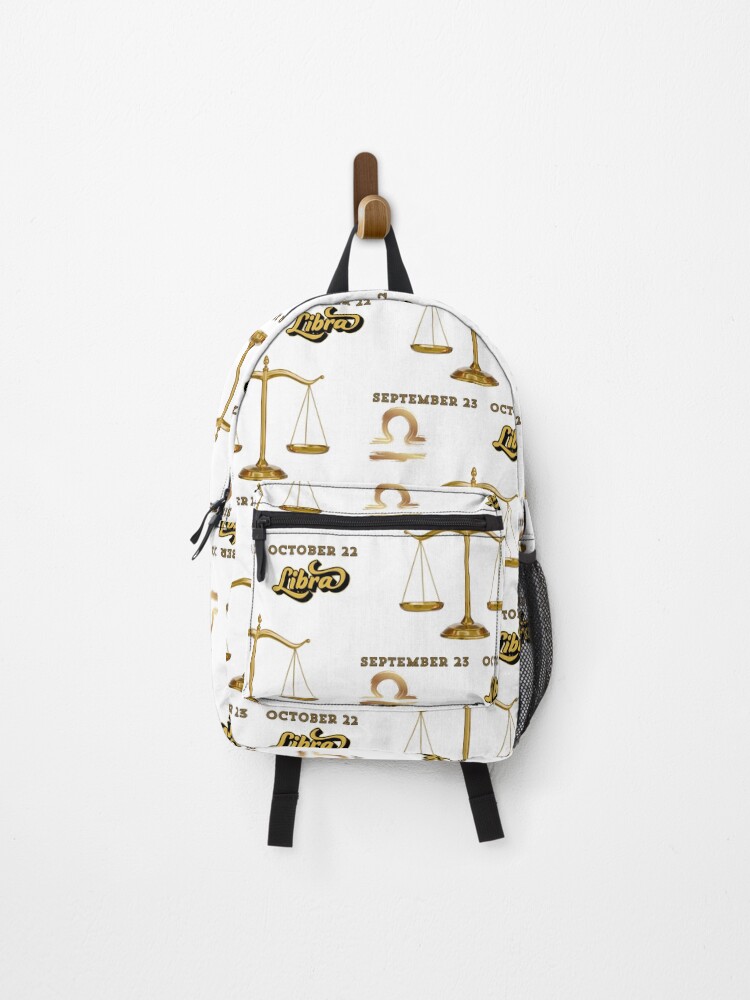 Thumbnail 1 of 3, Backpack, LIBRA HOROSCOPE designed and sold by HABO95.