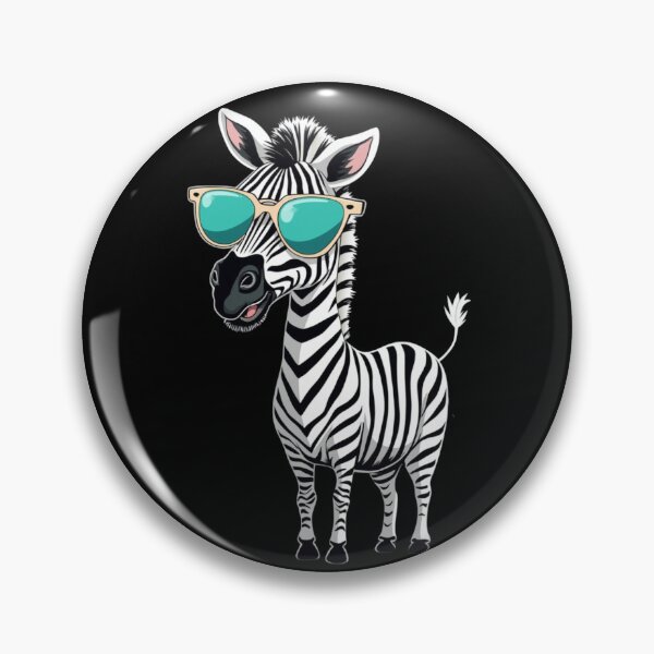 Item preview, Cool Zebra with Sunglasses Funny Animal Lover designed and sold by ArtFromBeyond.