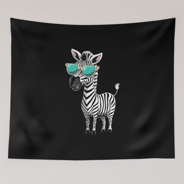 Item preview, Cool Zebra with Sunglasses Funny Animal Lover designed and sold by ArtFromBeyond.