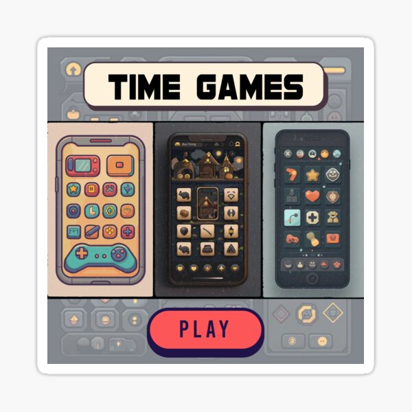 Item preview, Time Games - Retro & Fantasy Mobile Game UI Designs, spots game  designed and sold by Gallery-yuuna .