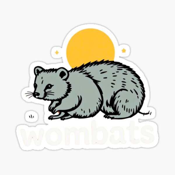 Vista previa del artículo con la obra «Camiseta infantil Wombat and Friends», diseñado y vendido por AuraMotivate.