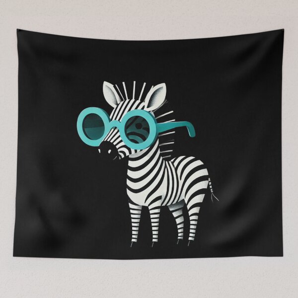 Item preview, Cool Zebra with Sunglasses Funny Animal Lover designed and sold by ArtFromBeyond.