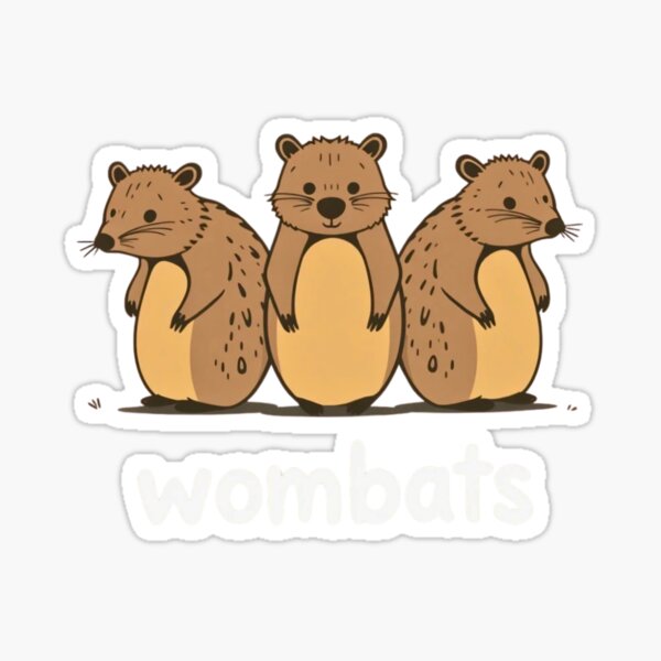 Vista previa del artículo con la obra «Arte mural del país de las maravillas de Wombat», diseñado y vendido por AuraMotivate.