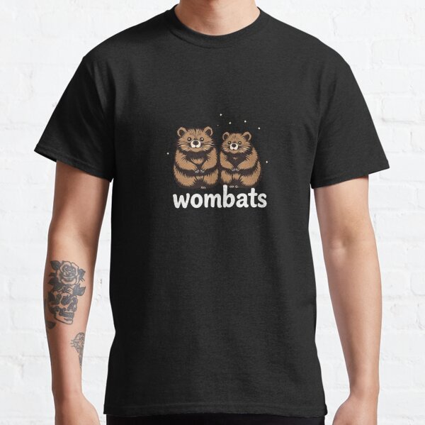 Vista previa del artículo con la obra «Póster de viaje de aventura con wombat», diseñado y vendido por AuraMotivate.